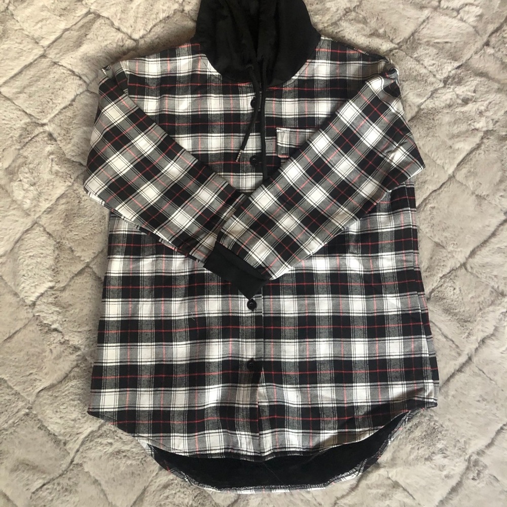 Hooded jacket / button up